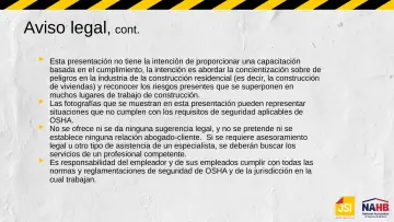 Slide 3: Aviso legal , cont.