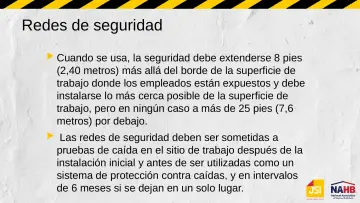 Slide 38: Redes de seguridad