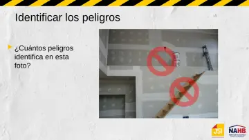 Slide 63: Identificar los peligros