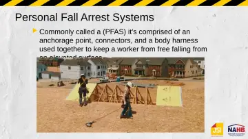 Slide 40: Personal Fall Arrest Systems
