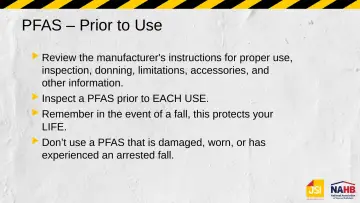 Slide 44: PFAS – Prior to Use
