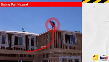 Slide 60: Swing Fall Hazard