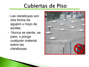 Slide 79: Las claraboyas son