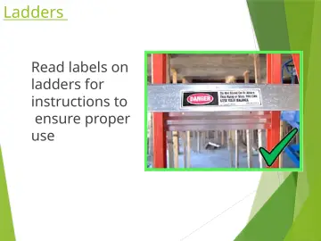 Slide 34: Ladders