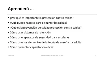 Slide 5: Aprenderá ...