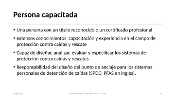 Slide 18: Persona capacitada