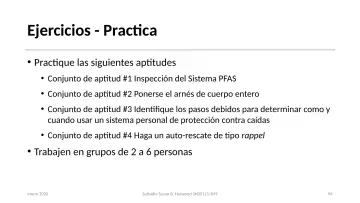 Slide 56: Ejercicios - Practica