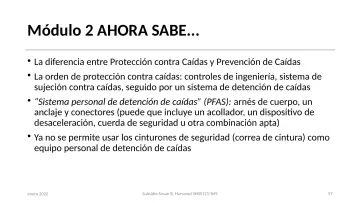 Slide 57: Módulo 2 AHORA SABE...