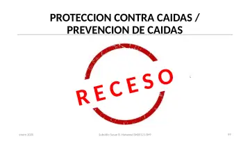 Slide 59: PROTECCION CONTRA CAIDAS /