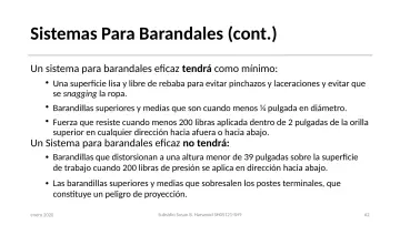 Slide 62: Sistemas Para Barandales (cont.)