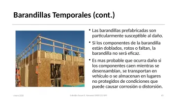 Slide 65: Barandillas Temporales (cont.)