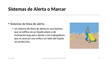 Slide 75: Sistemas de Alerta o Marcar