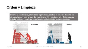 Slide 80: Orden y Limpieza