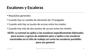 Slide 88: Escalones y Escaleras