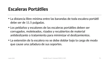 Slide 93: Escaleras Portátiles