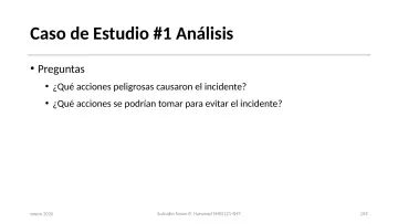 Slide 109: Caso de Estudio #1 Análisis