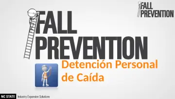 Slide 23: Detención Personal de Caída