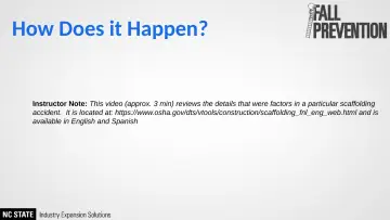 Slide 30: How Does it Happen?