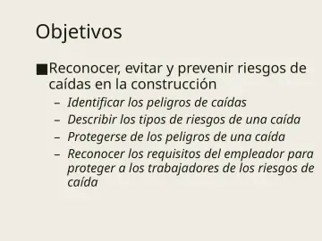 Slide 22: Objetivos
