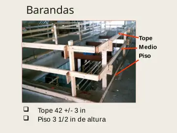 Slide 58: Barandas