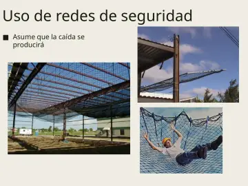 Slide 59: Uso de redes de seguridad