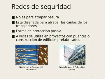 Slide 61: Redes de seguridad
