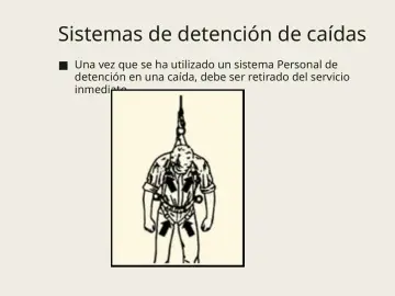 Slide 64: Sistemas de detención de caídas