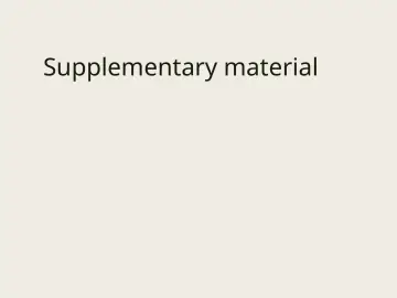 Slide 87: Supplementary material