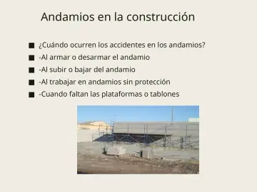 Slide 126: Andamios en la construcción