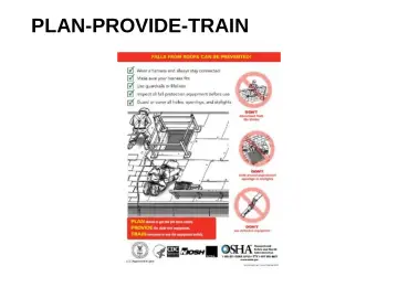 Slide 34: PLAN-PROVIDE-TRAIN