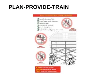 Slide 36: PLAN-PROVIDE-TRAIN