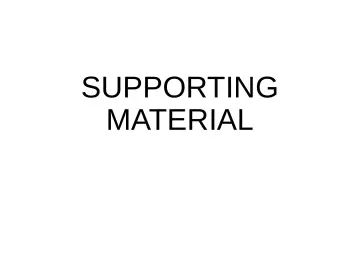 Slide 86: SUPPORTING