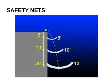 Slide 95: SAFETY NETS