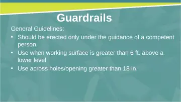 Slide 18: Guardrails