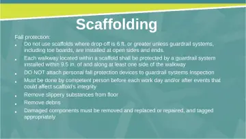 Slide 21: Scaffolding