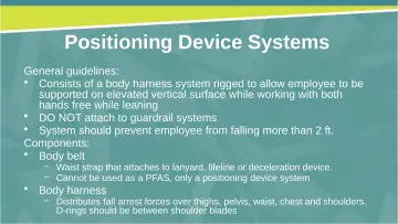 Slide 27: Positioning Device Systems