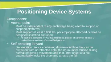 Slide 28: Positioning Device Systems