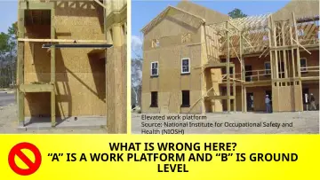Slide 19: Elevated work platform