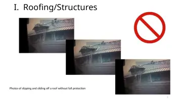Slide 7: I. Roofing/Structures