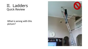Slide 27: II. Ladders
