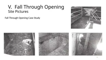 Slide 57: V. Fall Through Opening
