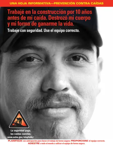 Page 2: Trabaje con seguridad. Use el equipo correcto.