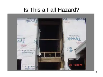 Slide 9: Is This a Fall Hazard?