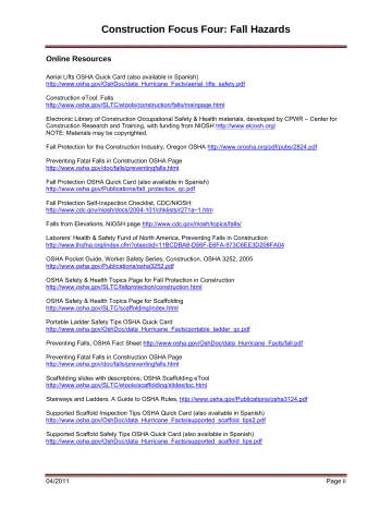 Page 6: Online Resources
