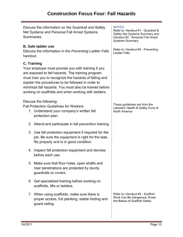 Page 16: Discuss the information on the Guardrail and Safety