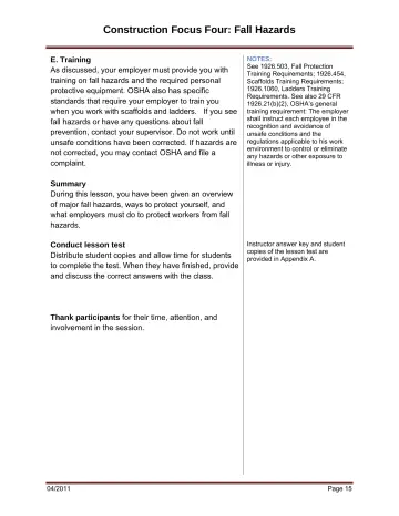 Page 21: E. Training