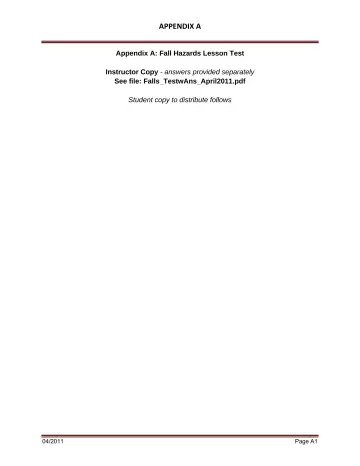 Page 23: APPENDIX A