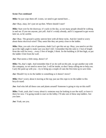 Page 37: Scene Two continued