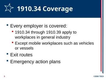 Slide 5: 1910.34 Coverage