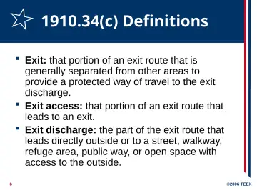 Slide 6: 1910.34(c) Definitions